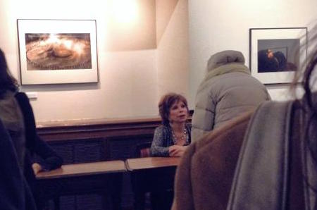 Isabel Allende at 92Y New York City, latina american novelist.